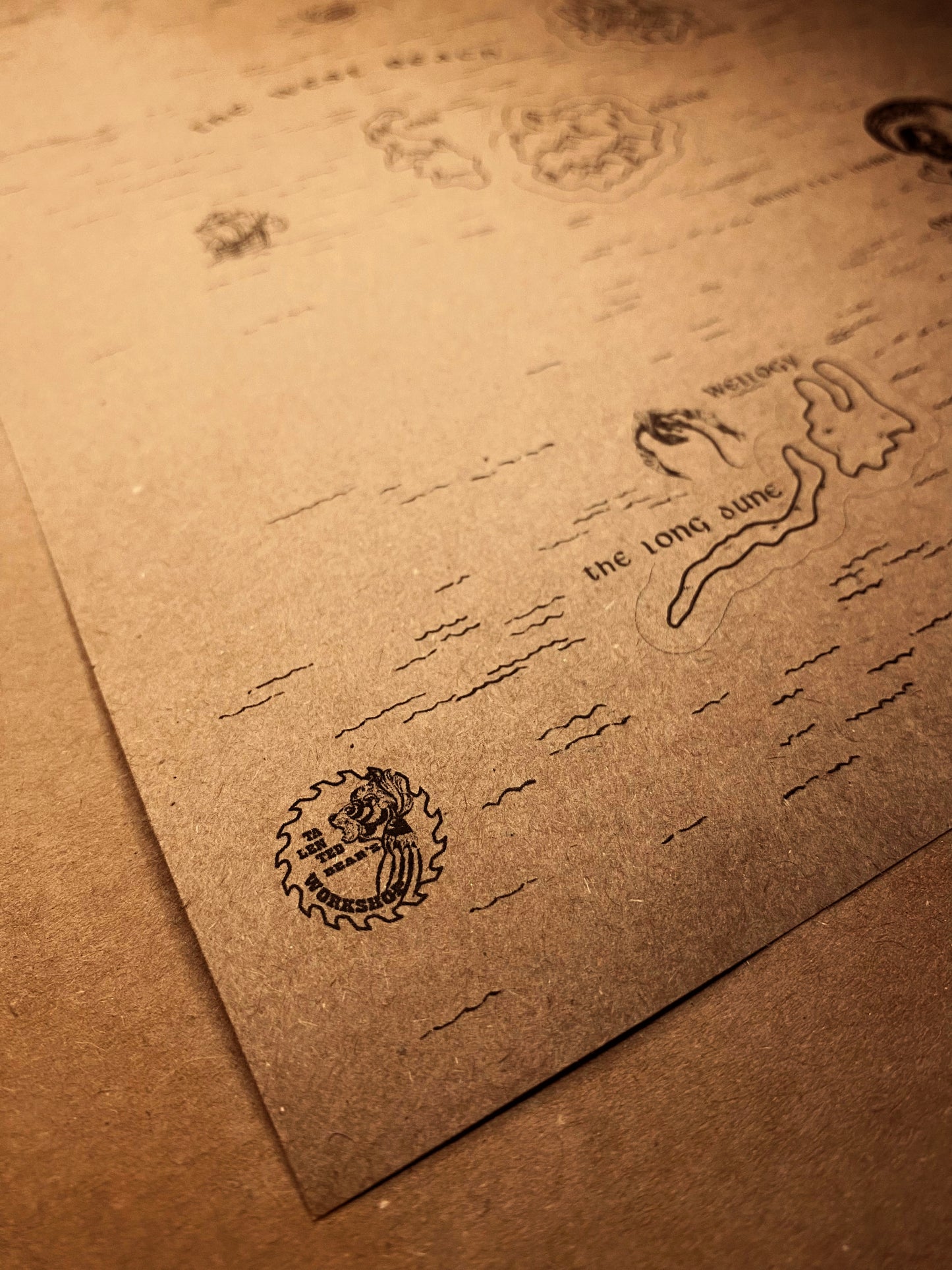 AWOES Earthsea World Map by Ursula K. Le Guin