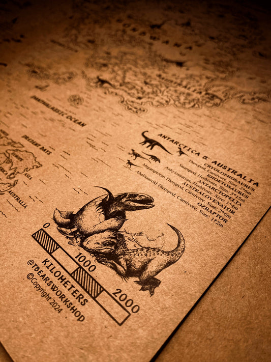 The Speculative Map of Supercontinent Pangaea