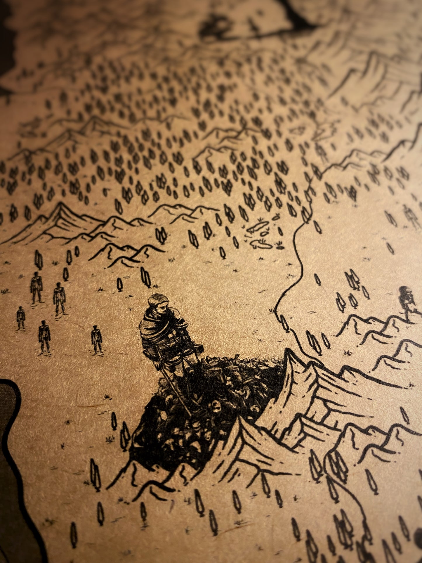Attack on Titan World Map, Paradis Island Poster