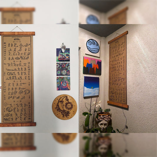 Avatar The Last Airbender Elemental Bending Scroll – The Art of Bending Parchment