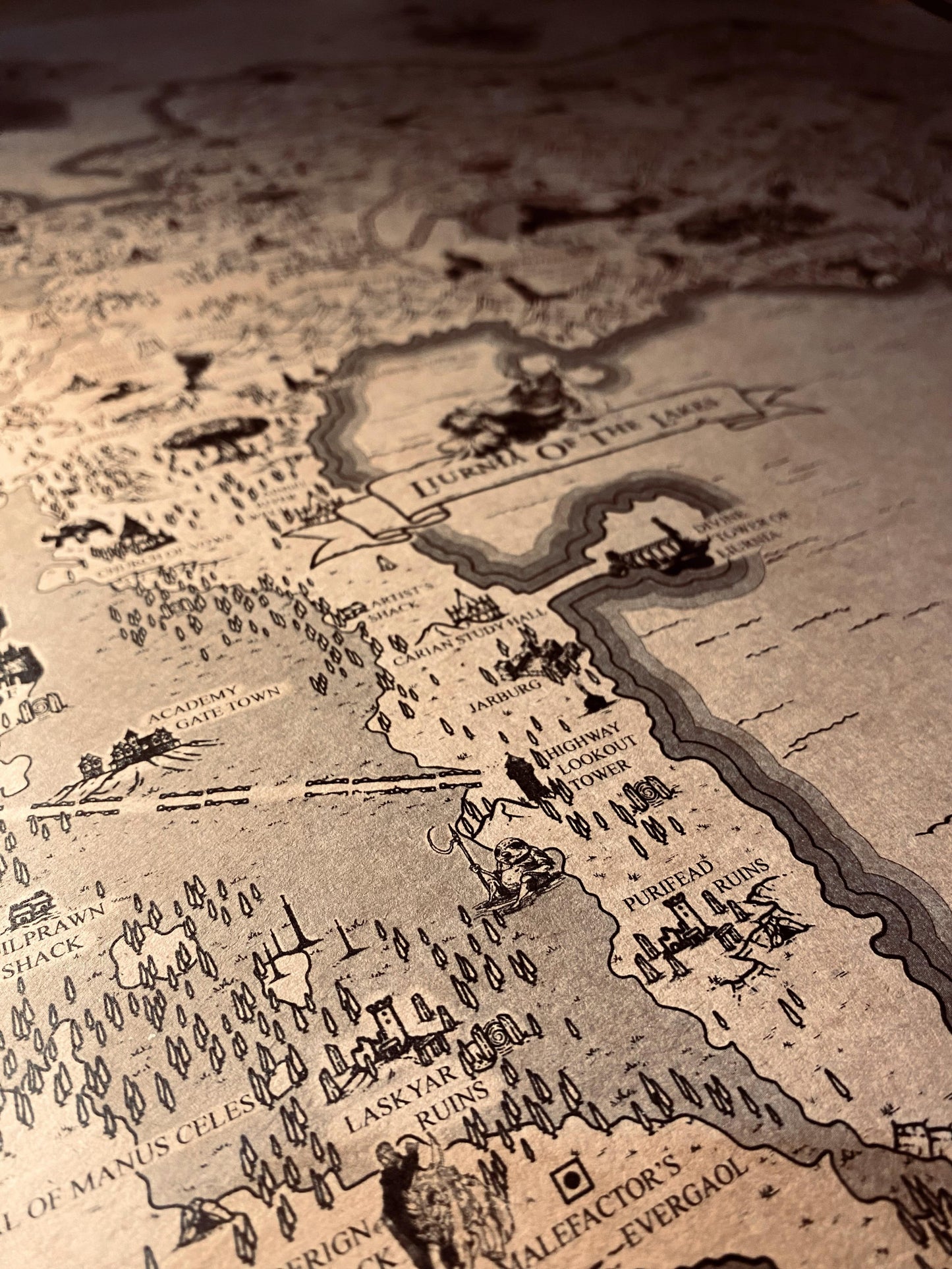 Speculative Elden Ring World Map, Lands Between Poster