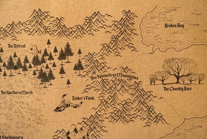Fillory Further Map, Lev Grossman's The Magicians World Map