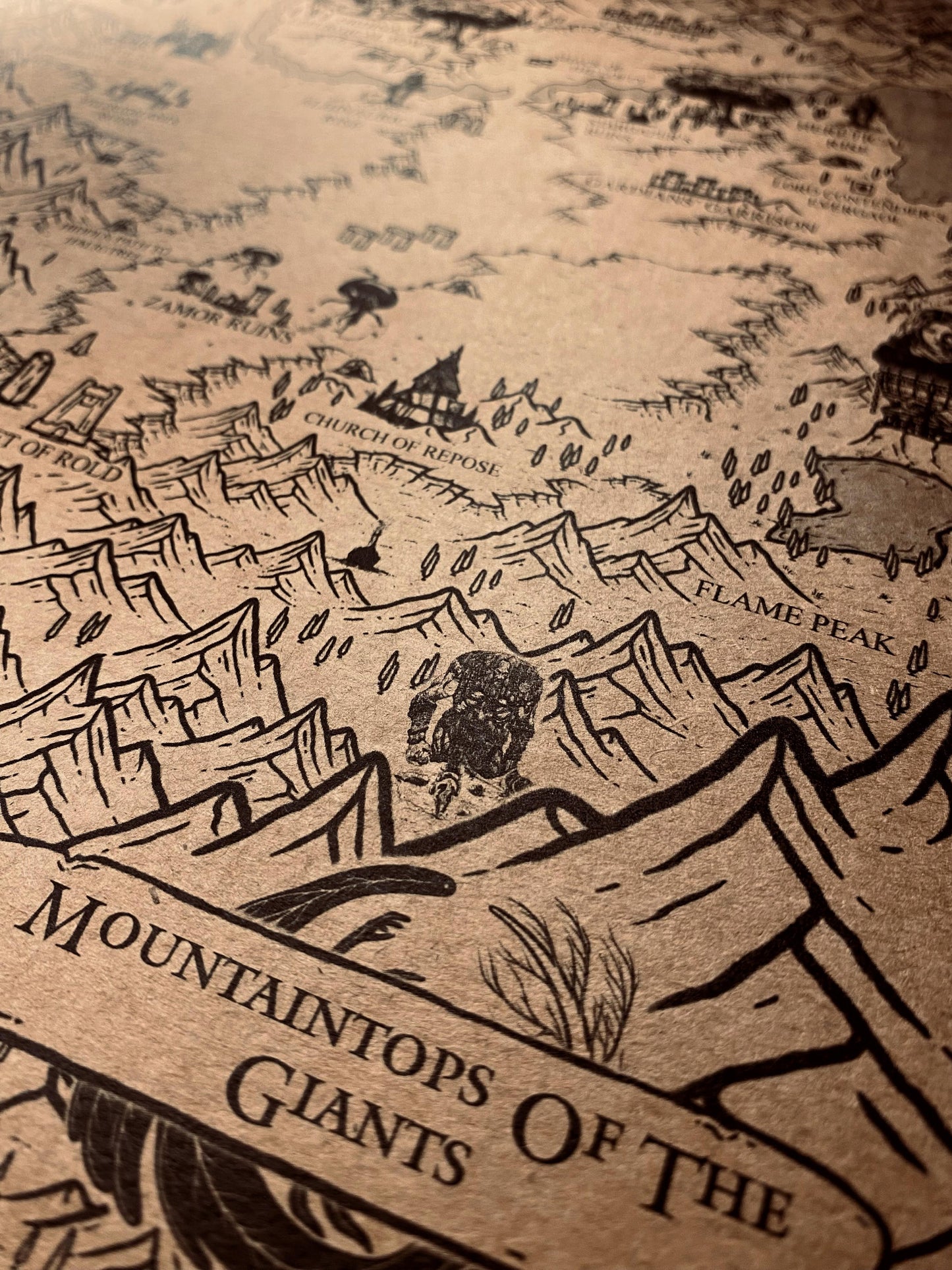 Speculative Elden Ring World Map, Lands Between Poster