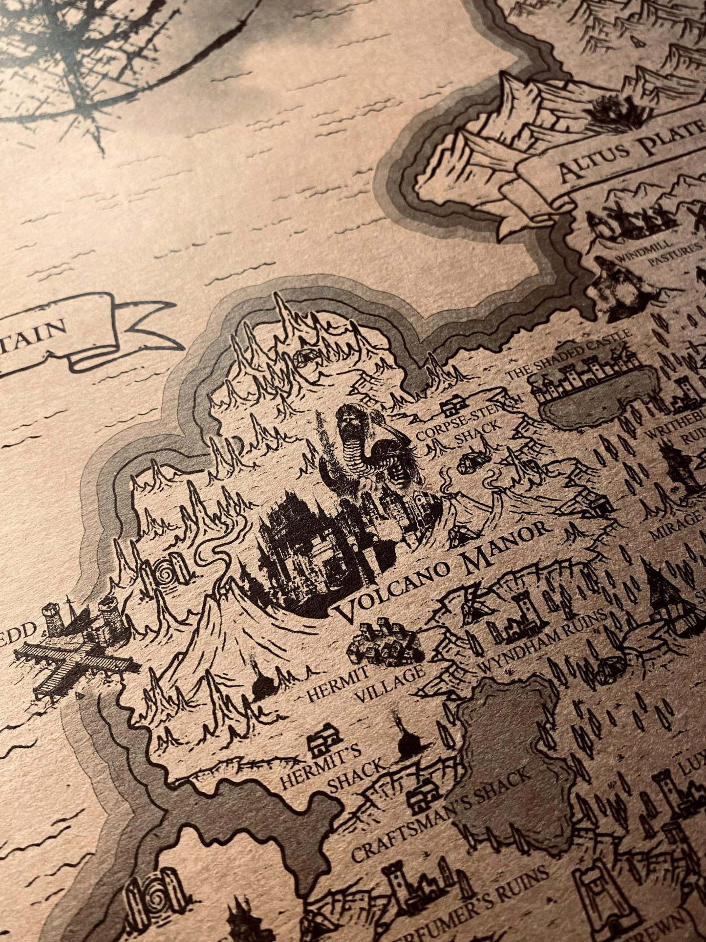 Speculative Elden Ring World Map, Lands Between Poster