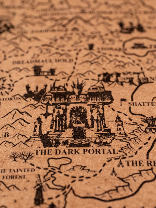 World of Warcraft Azeroth Map, Kalimdor, Eastern Kingdoms