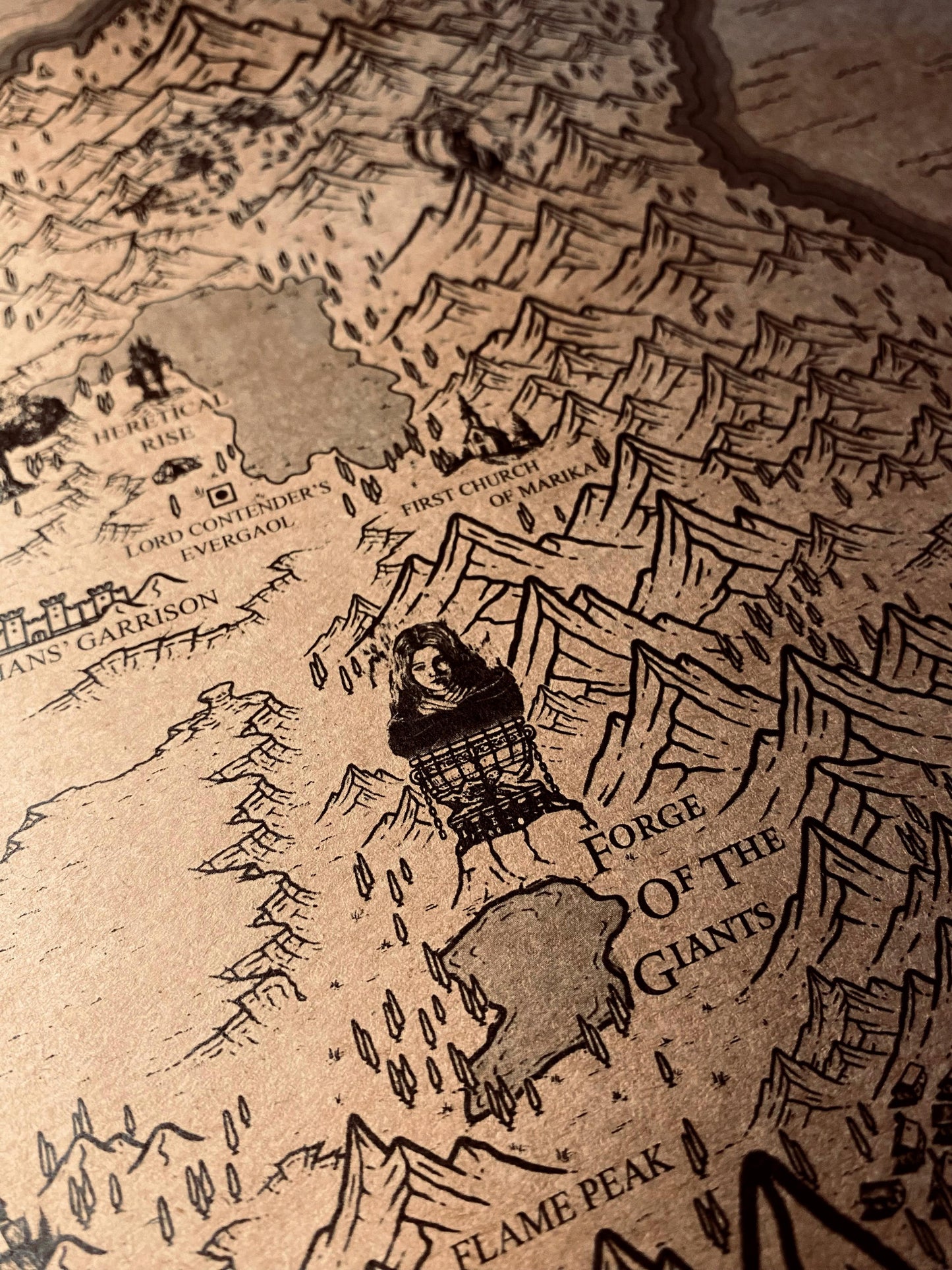 Speculative Elden Ring World Map, Lands Between Poster