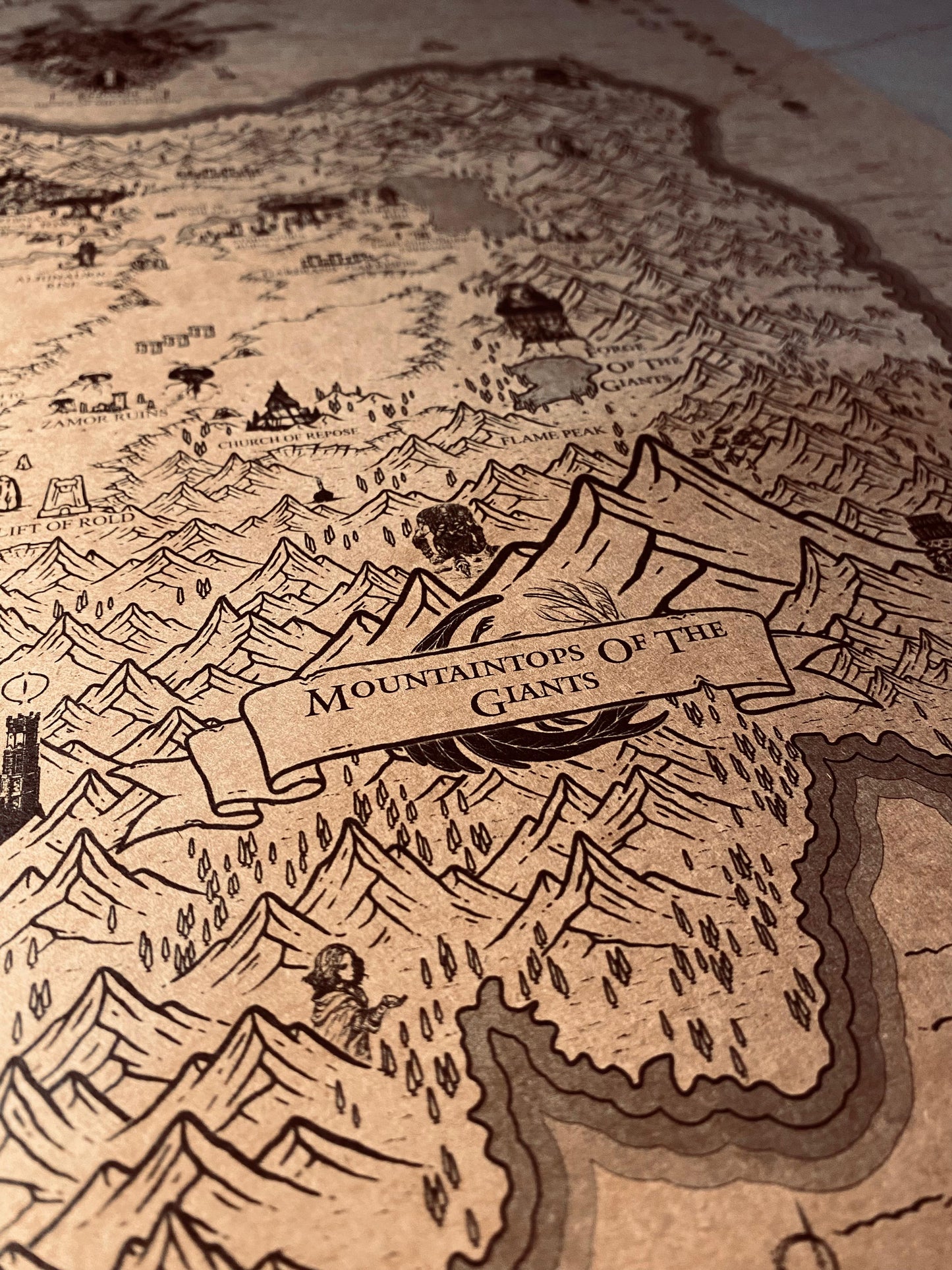 Speculative Elden Ring World Map, Lands Between Poster
