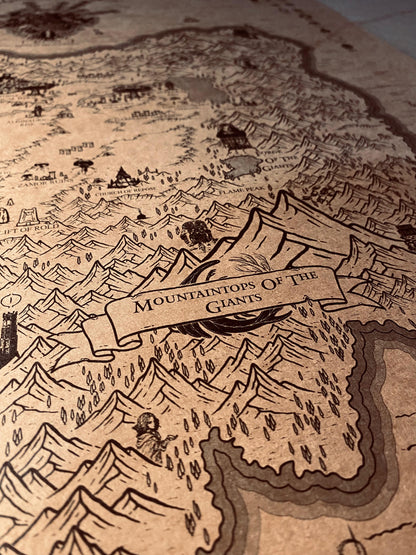 Speculative Elden Ring World Map, Lands Between Poster
