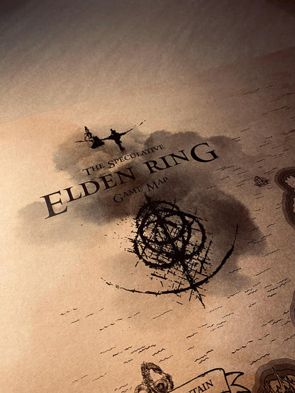 Speculative Elden Ring World Map, Lands Between Poster