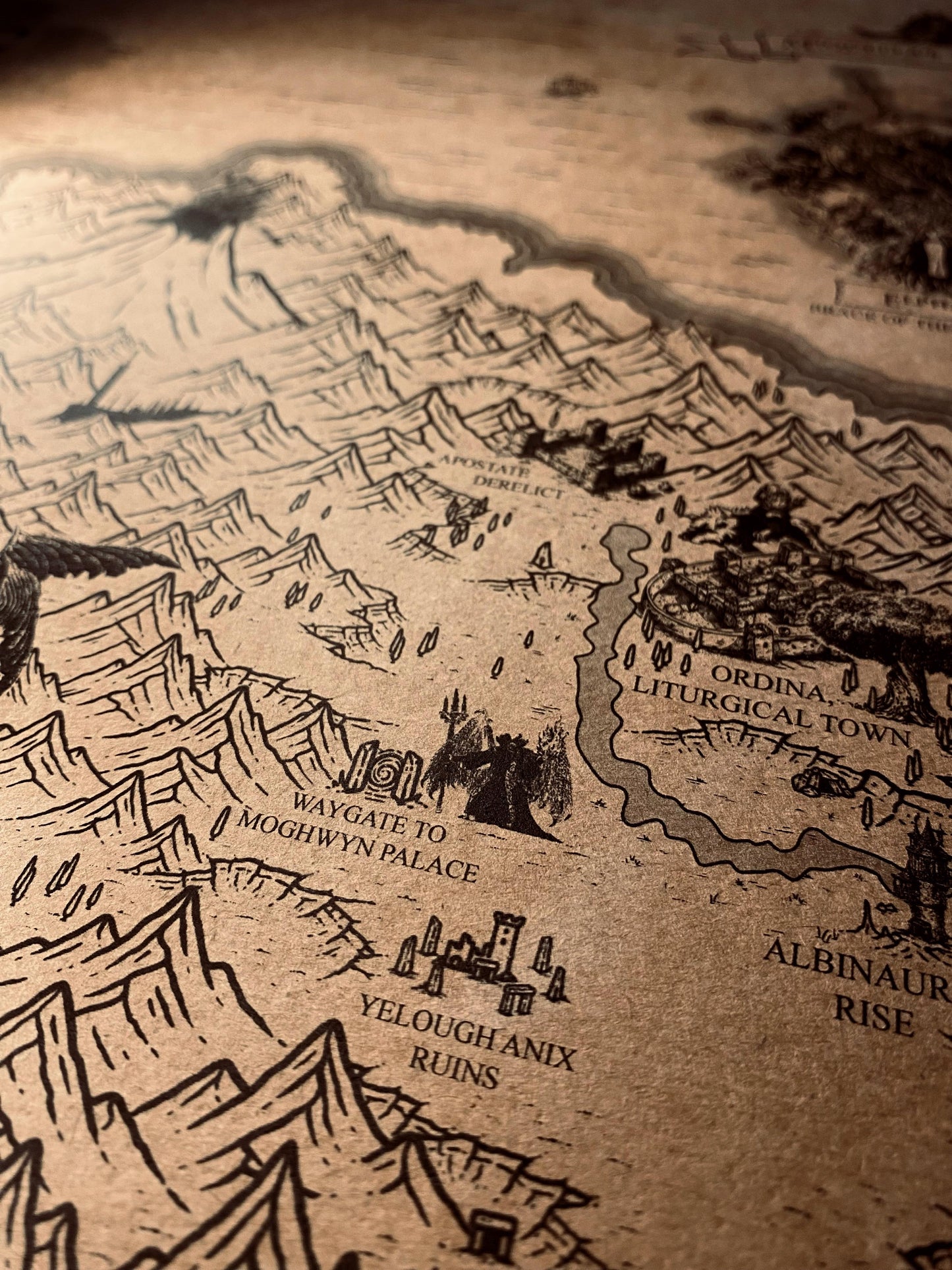 Speculative Elden Ring World Map, Lands Between Poster