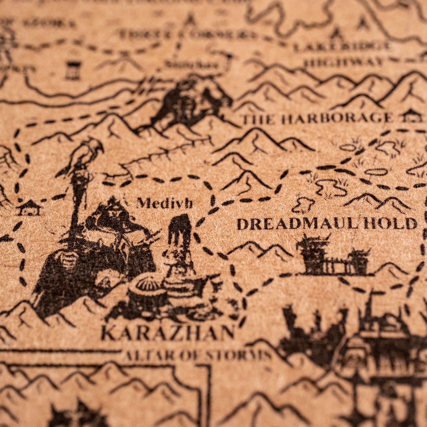 World of Warcraft Azeroth Map, Kalimdor, Eastern Kingdoms