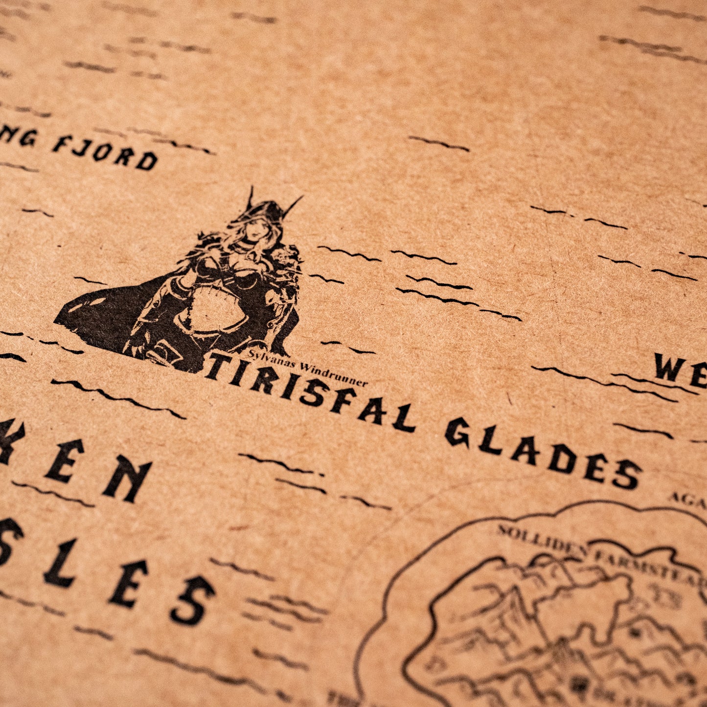 World of Warcraft Azeroth Map, Kalimdor, Eastern Kingdoms