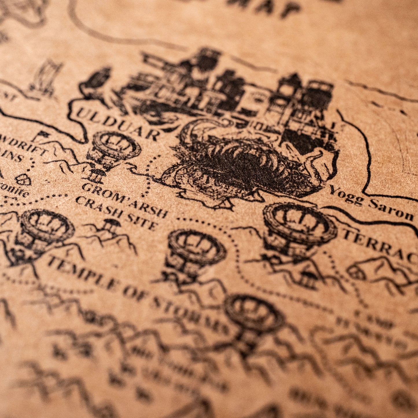 World of Warcraft Azeroth Map, Kalimdor, Eastern Kingdoms