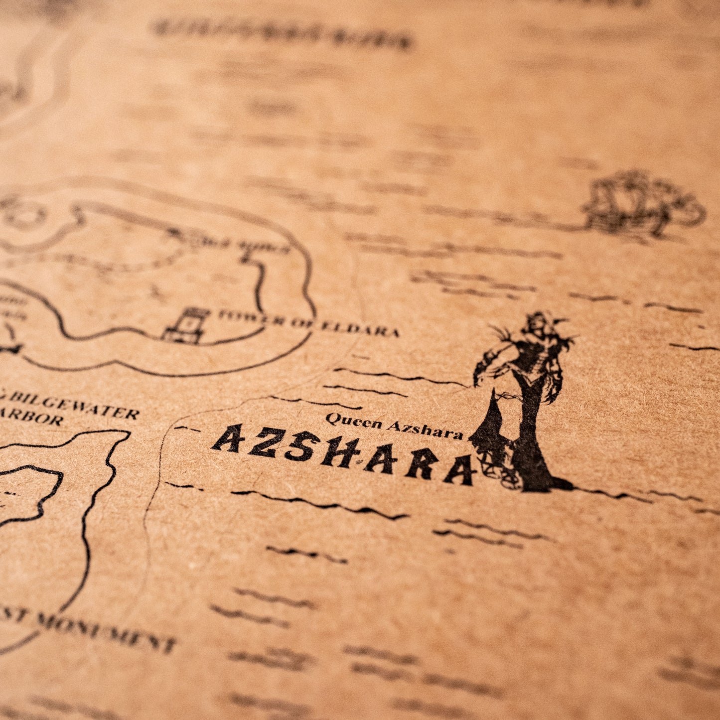 World of Warcraft Azeroth Map, Kalimdor, Eastern Kingdoms