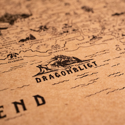 World of Warcraft Azeroth Map, Kalimdor, Eastern Kingdoms