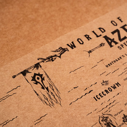 World of Warcraft Azeroth Map, Kalimdor, Eastern Kingdoms