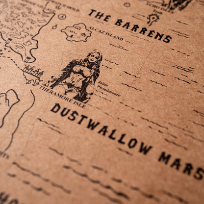 World of Warcraft Azeroth Map, Kalimdor, Eastern Kingdoms