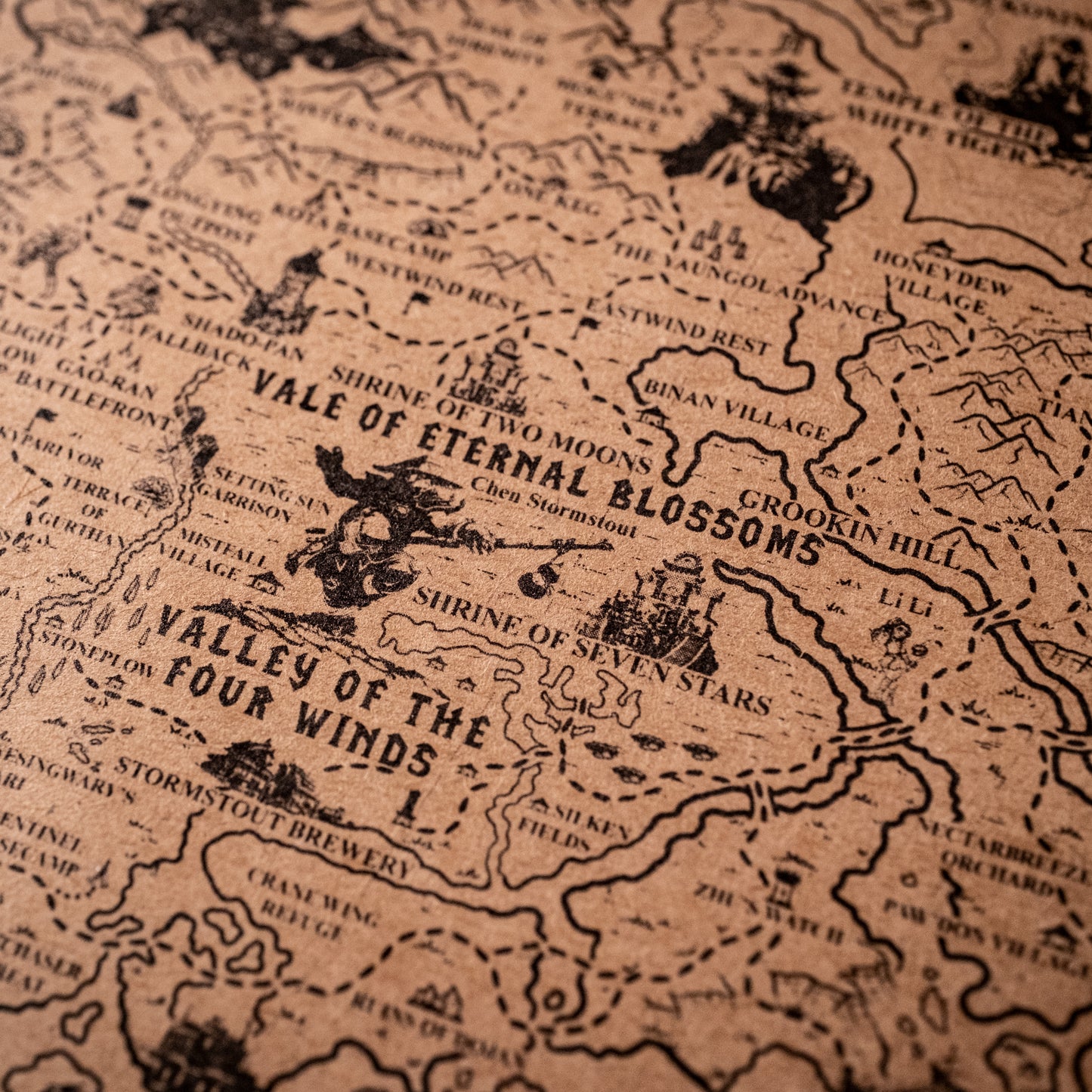 World of Warcraft Azeroth Map, Kalimdor, Eastern Kingdoms