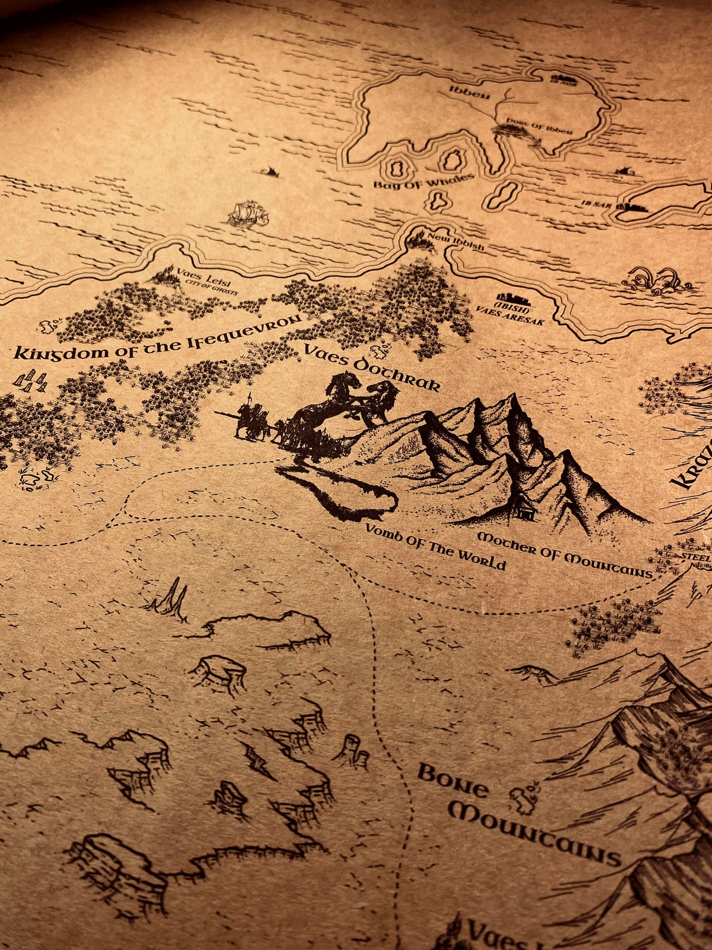 Game Of Thrones The Known World Map, ASOIAF Universe Westeros and Essos Map