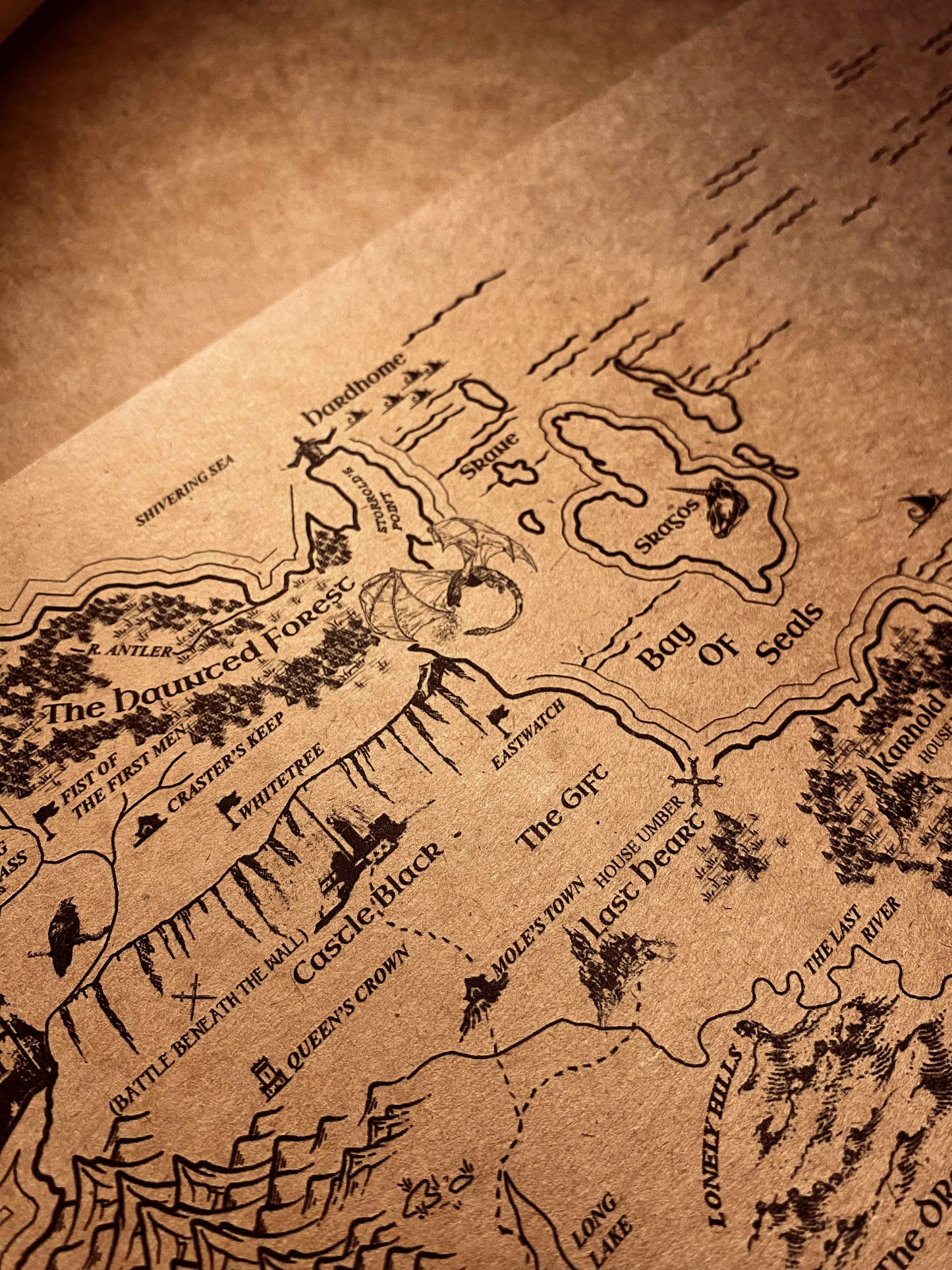 Game Of Thrones The Known World Map, ASOIAF Universe Westeros and Essos Map
