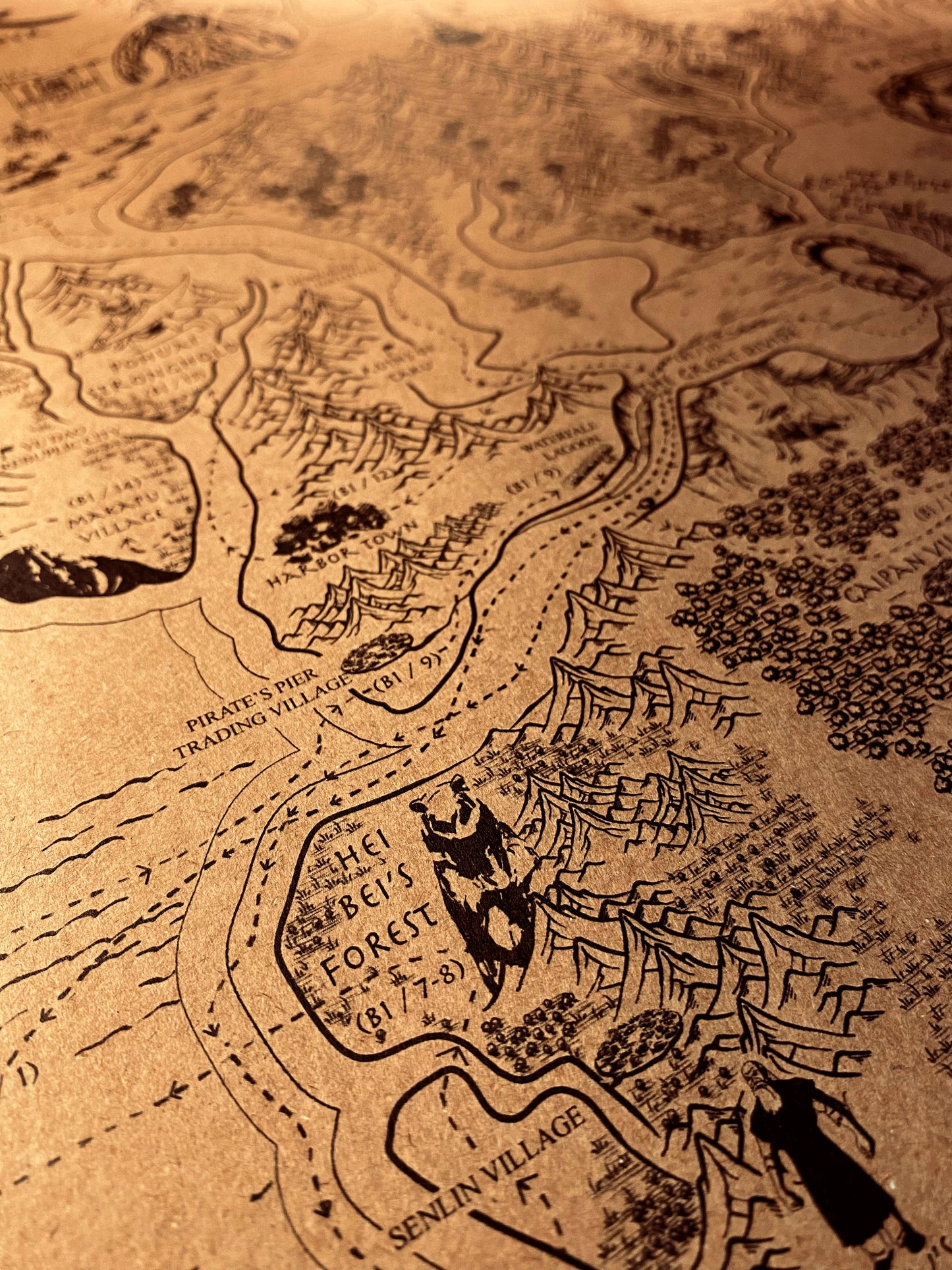 Avatar Le dernier maître de l'air : Carte du monde spéculative