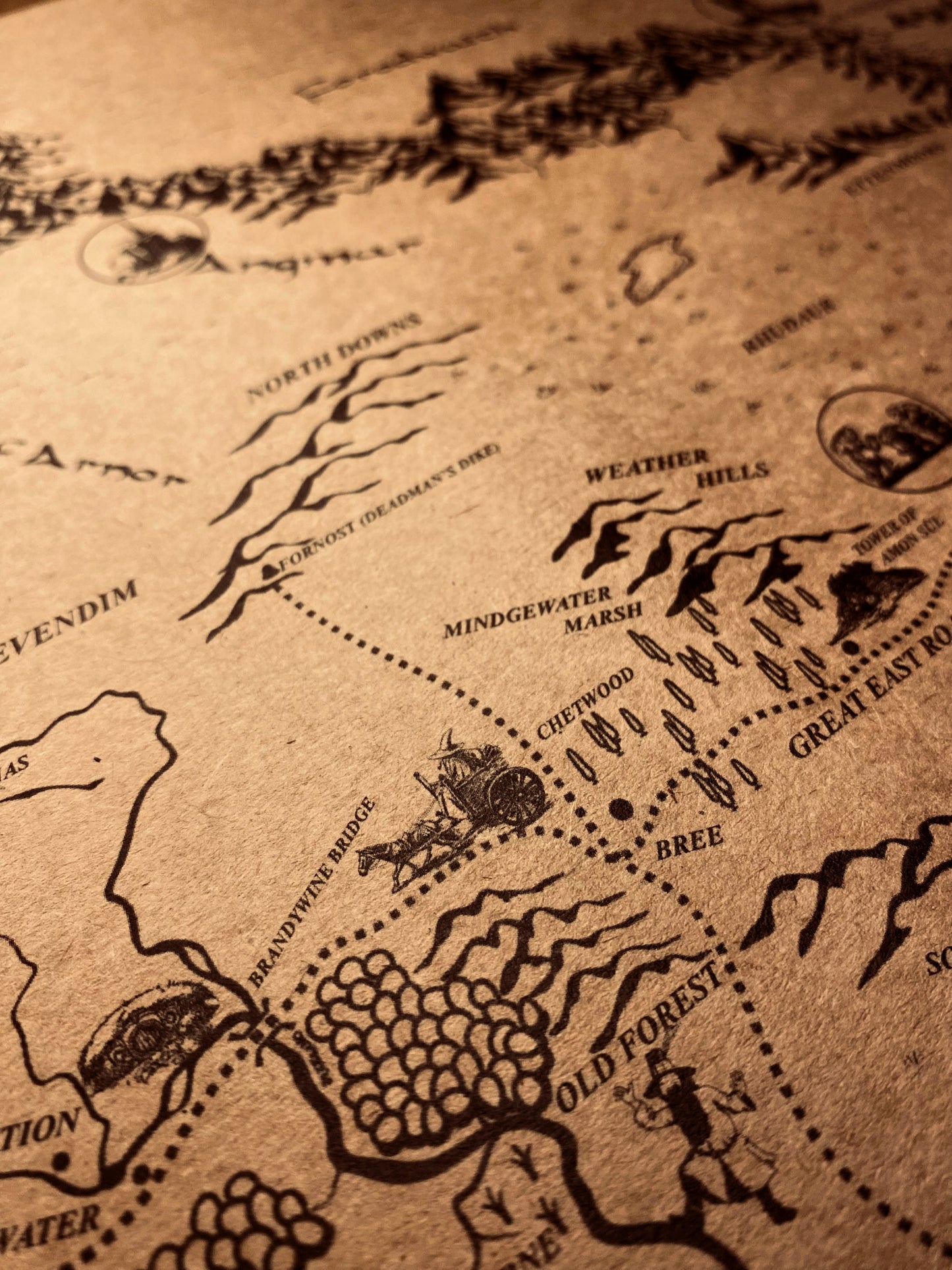 Tolkien Universe Map, Middle Earth, Beleriand and Numenore Map