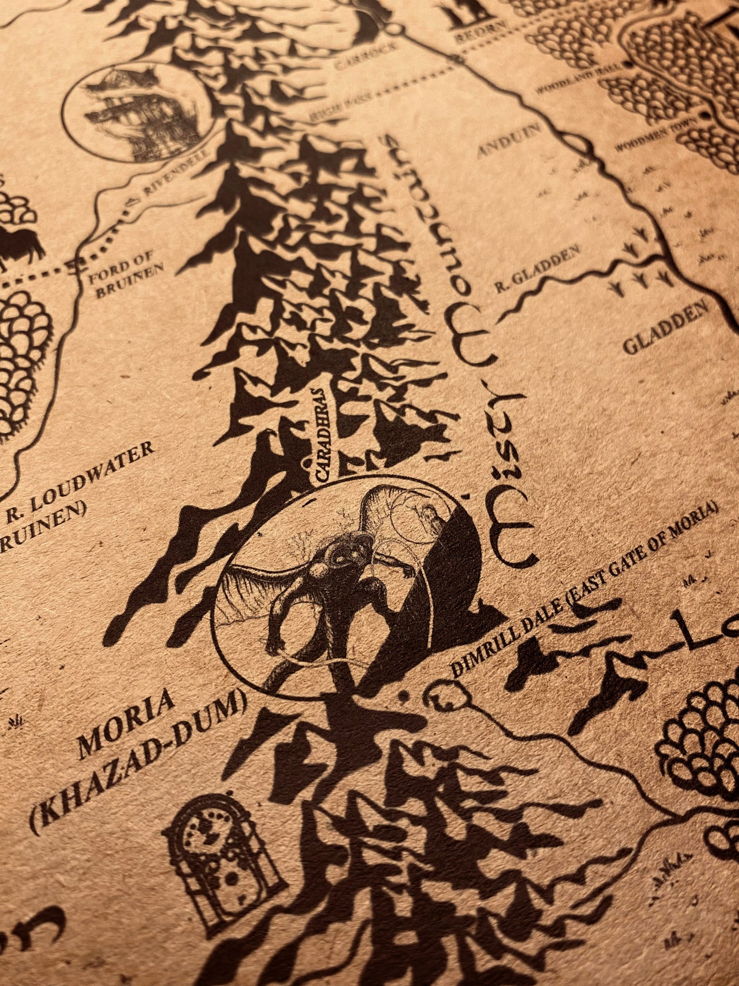 Tolkien Universe Map, Middle Earth, Beleriand and Numenore Map