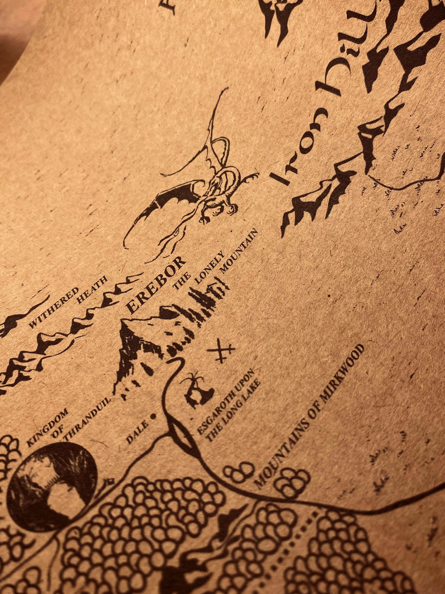 Tolkien Universe Map, Middle Earth, Beleriand and Numenore Map