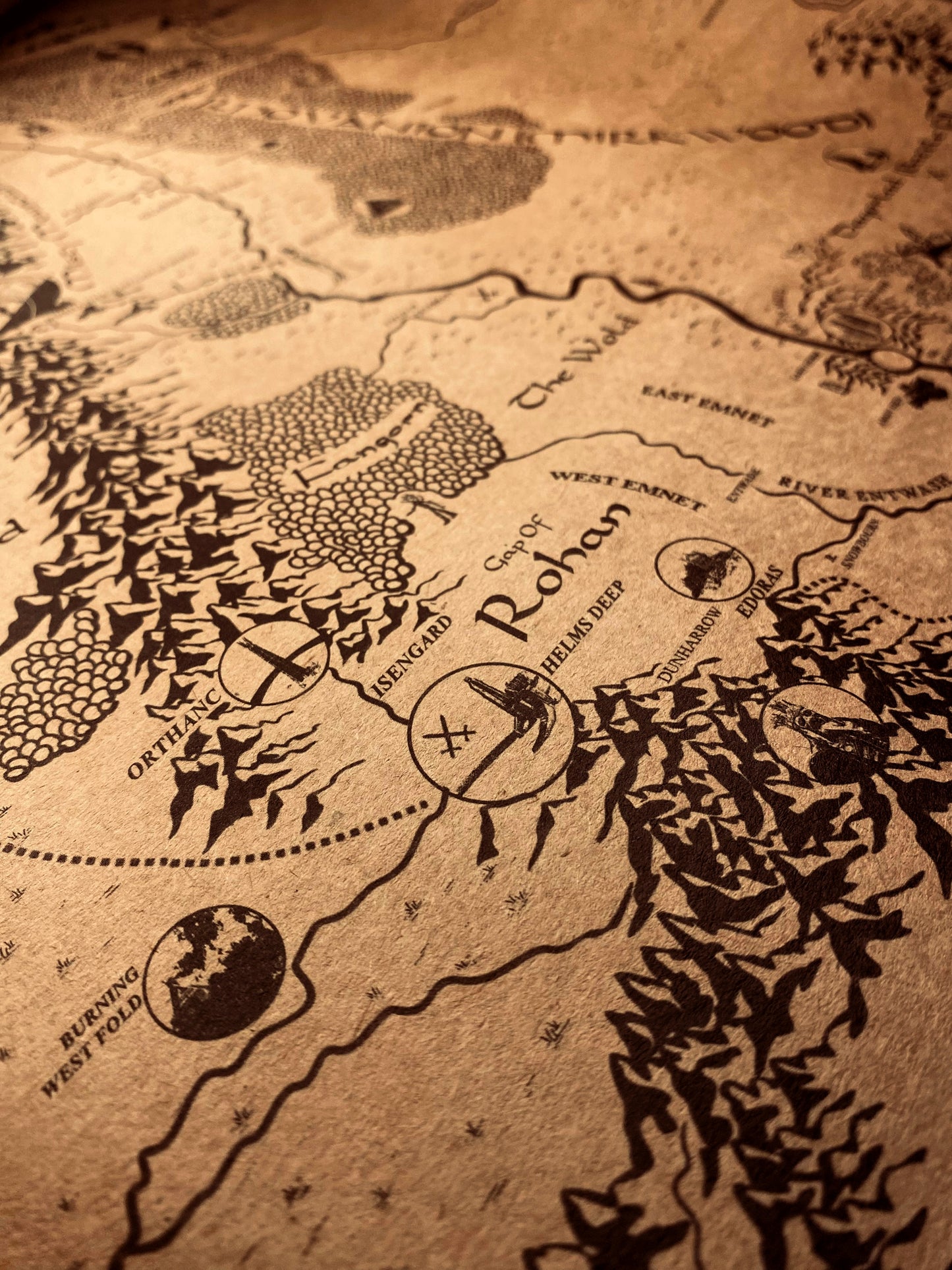 Tolkien Universe Map, Middle Earth, Beleriand and Numenore Map