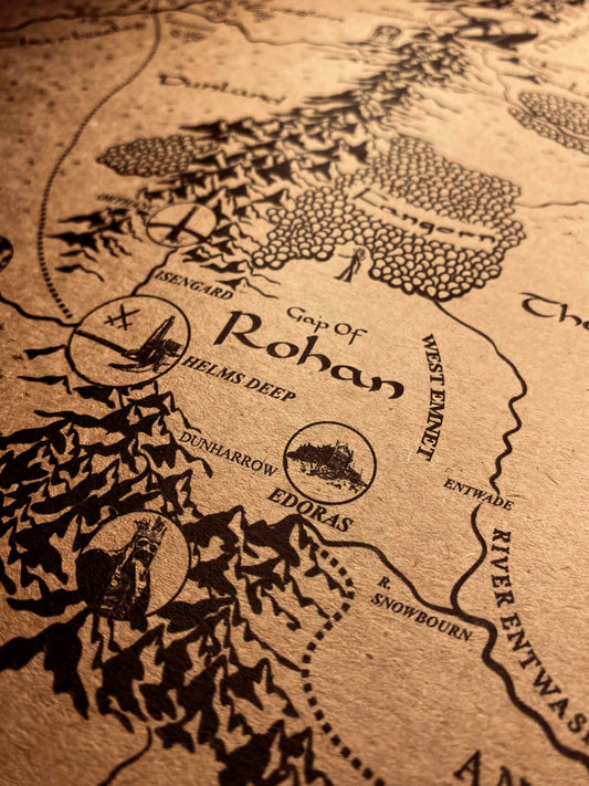 Tolkien Universe Map, Middle Earth, Beleriand and Numenore Map