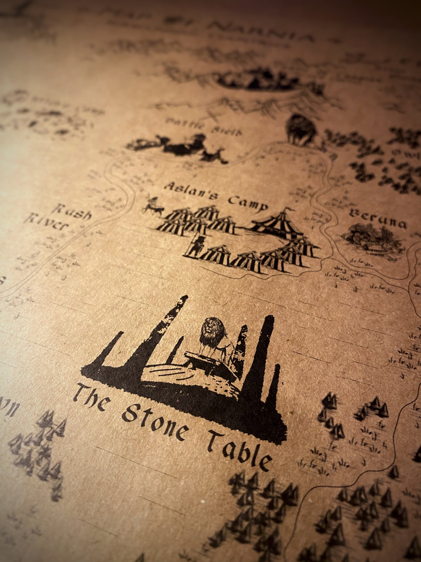 The Chronicles of Narnia World Map