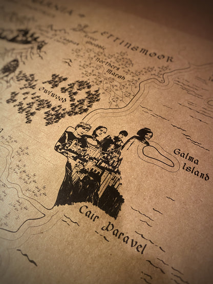 The Chronicles of Narnia World Map