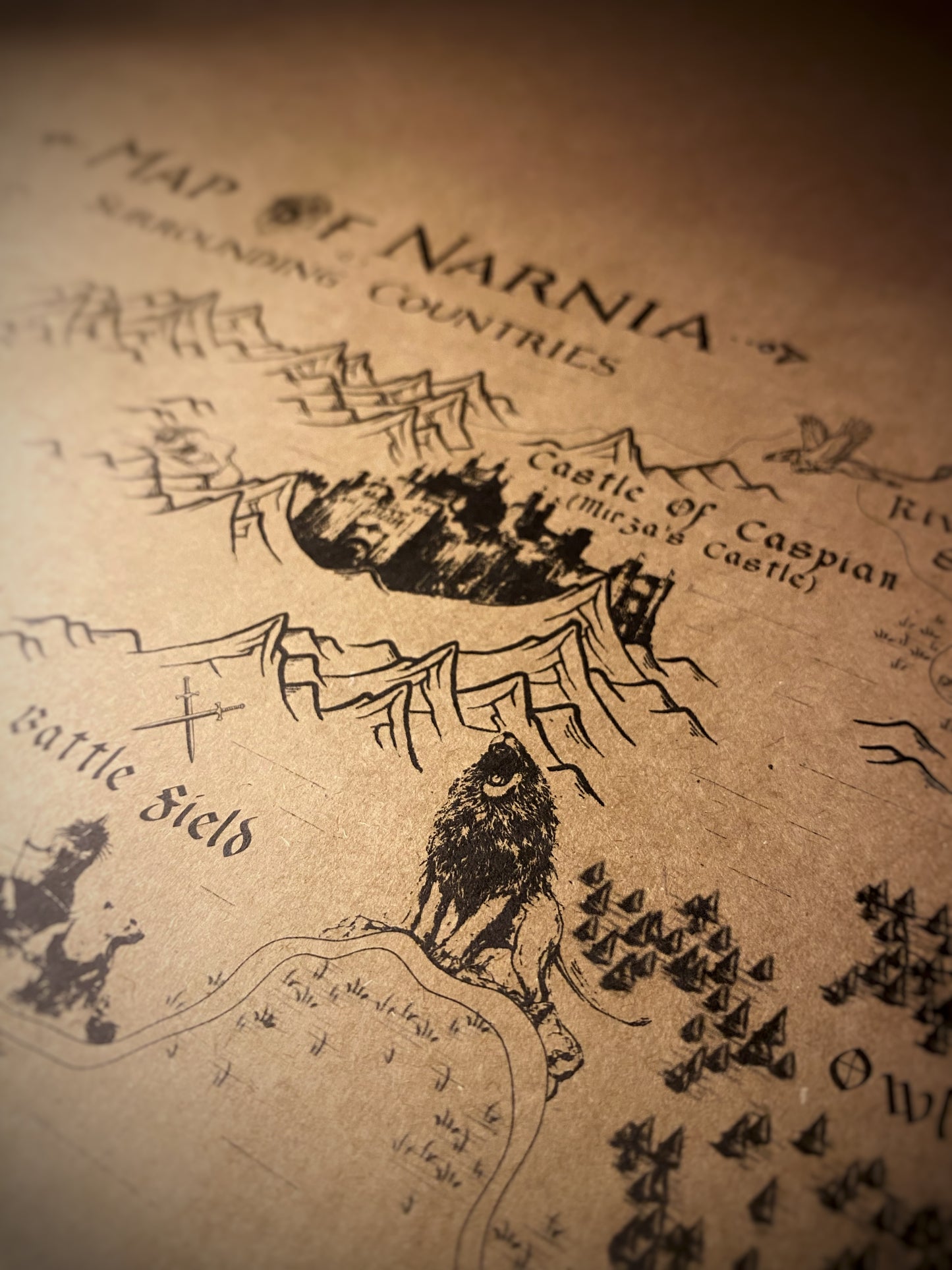 The Chronicles of Narnia World Map