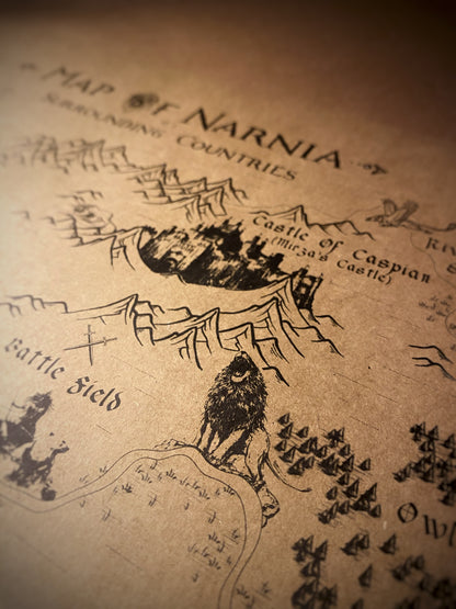 The Chronicles of Narnia World Map