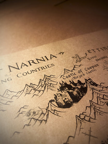 The Chronicles of Narnia World Map