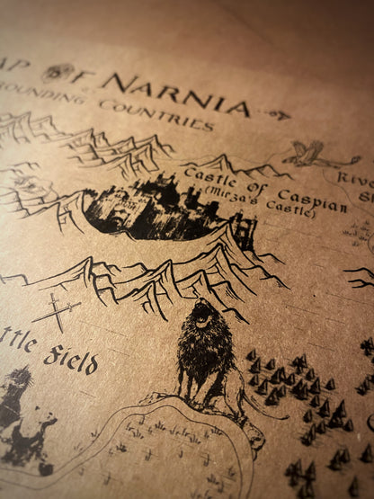 The Chronicles of Narnia World Map