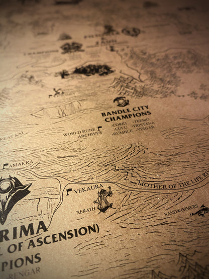 The World Of Runeterra, Speculative League Of Legends World Map