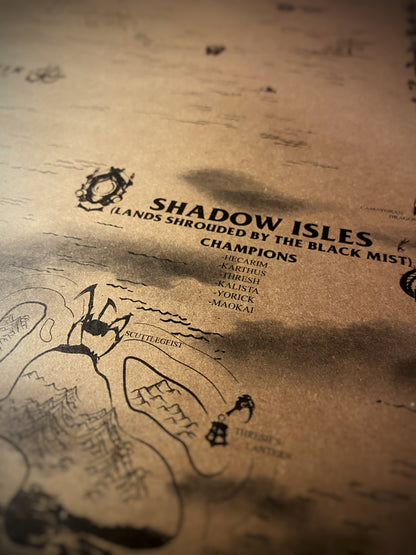 The World Of Runeterra, Speculative League Of Legends World Map