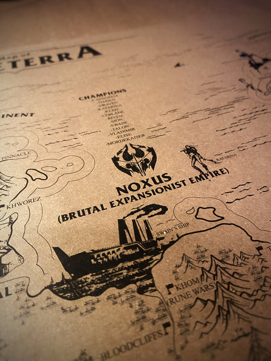 The World Of Runeterra, Speculative League Of Legends World Map