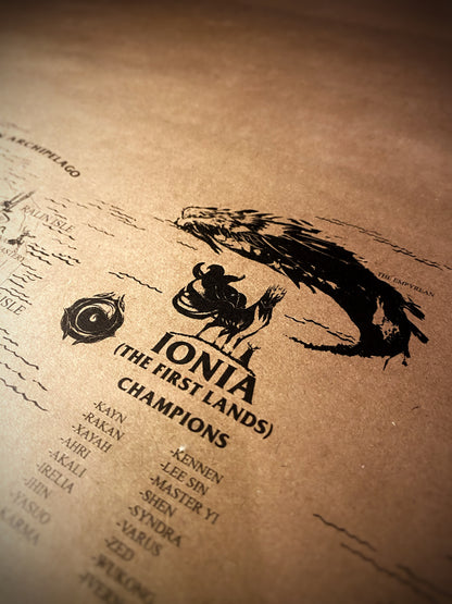 The World Of Runeterra, Speculative League Of Legends World Map