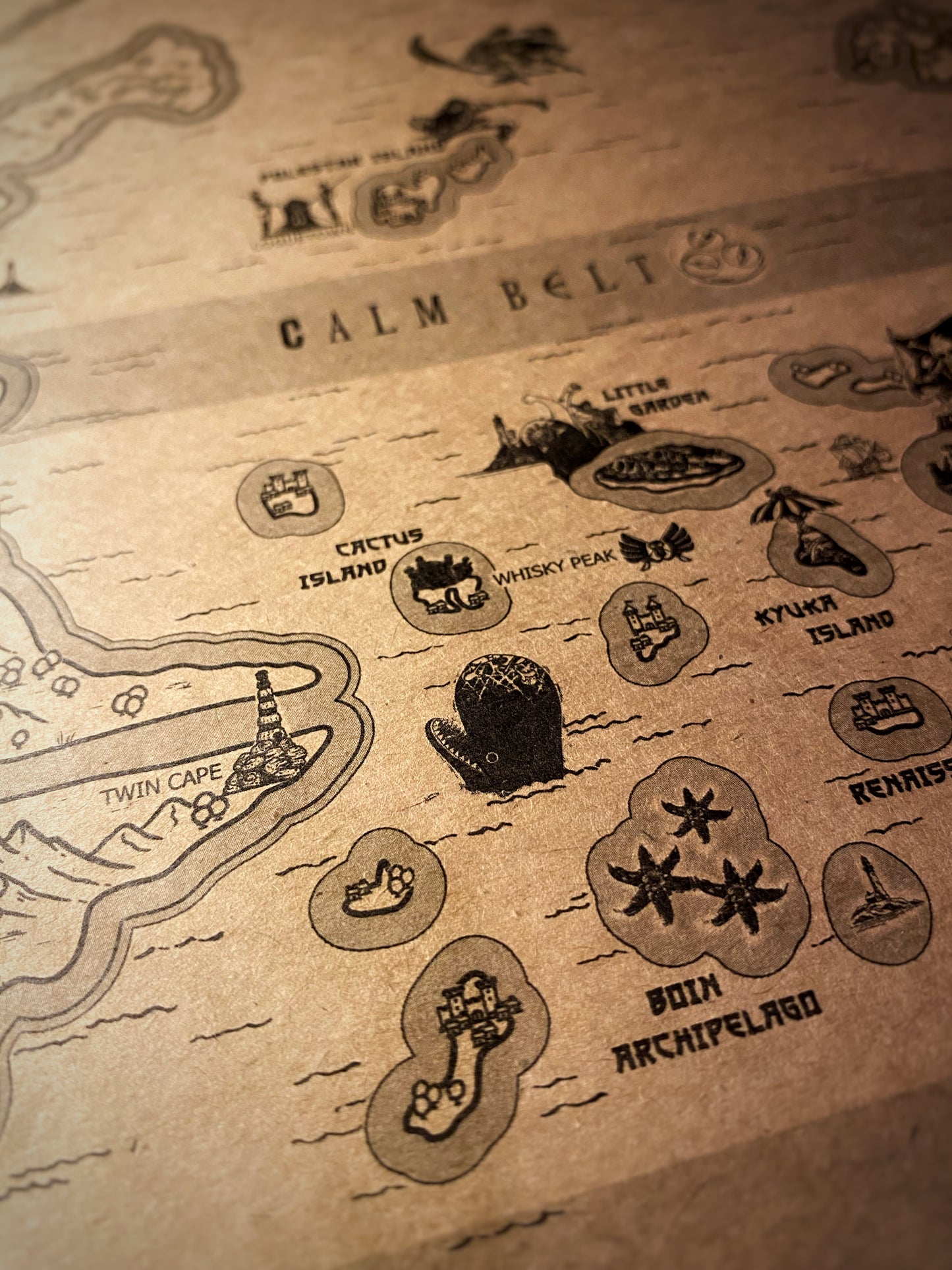 Carte du monde One Piece, Affiche de Monkey D Luffy