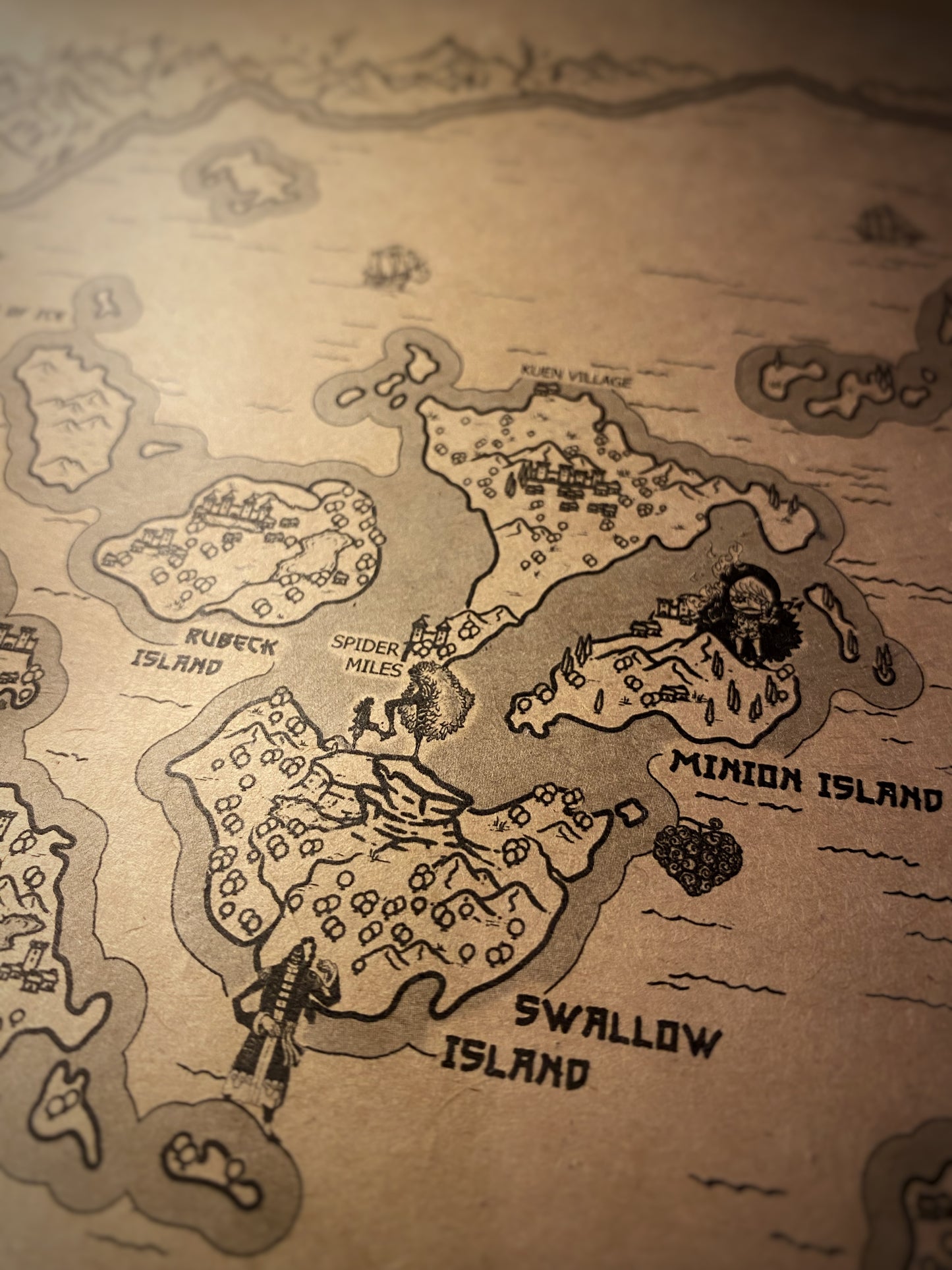 Carte du monde One Piece, Affiche de Monkey D Luffy