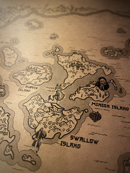 Carte du monde One Piece, Affiche de Monkey D Luffy