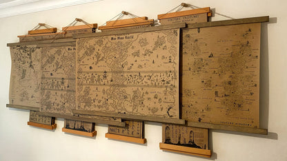 One Piece World Map, Monkey D Luffy Poster