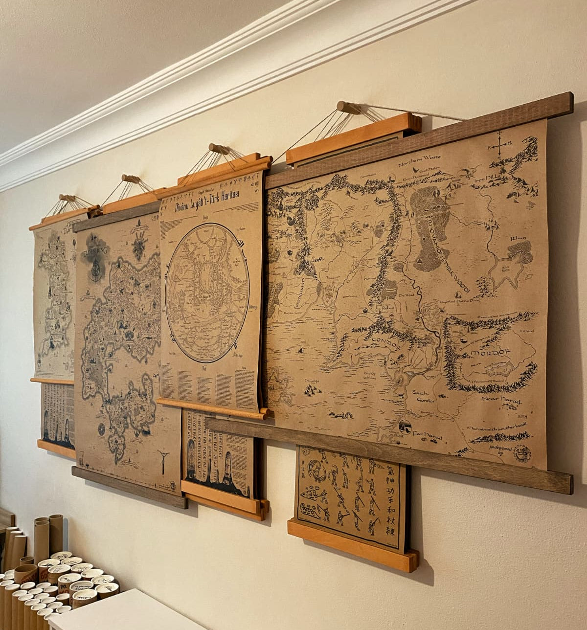 Tolkien Universe Map, Middle Earth, Beleriand and Numenore Map