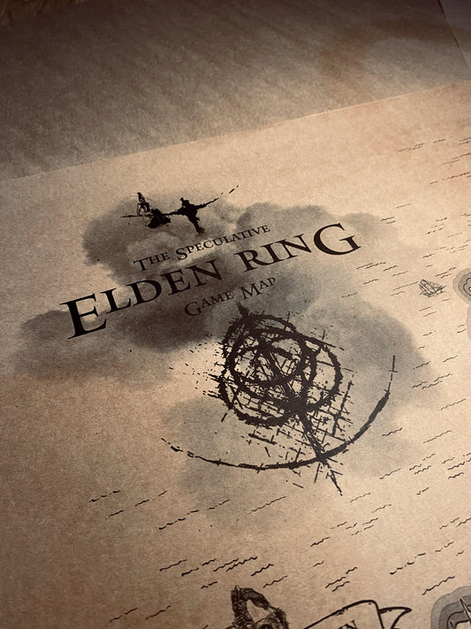 Speculative Elden Ring World Map, Lands Between Poster