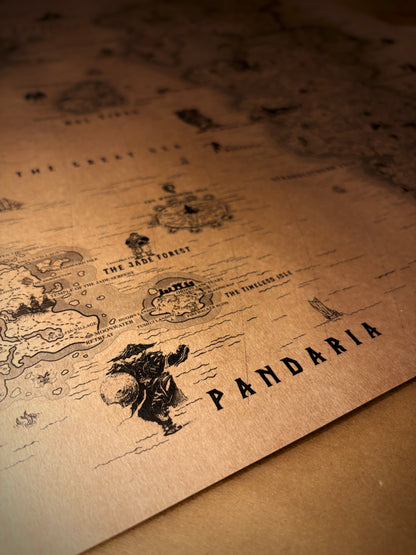 Carte d'Azeroth de World of Warcraft, Kalimdor, Royaumes de l'Est