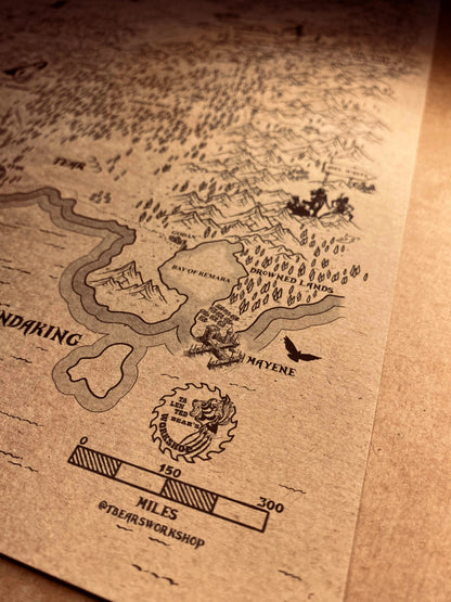 Carte du monde One Piece, Affiche de Monkey D Luffy