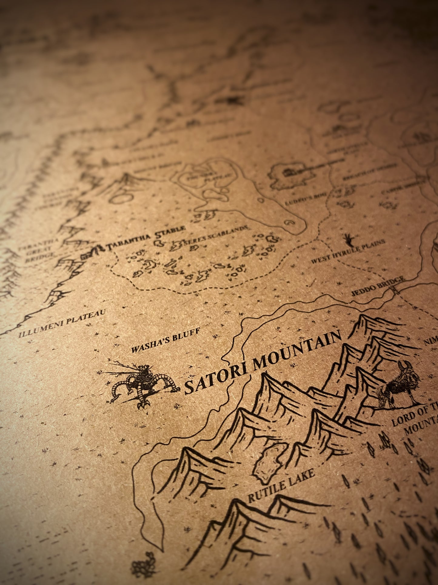 Map Of The Legend of Zelda, Hyrule World Map