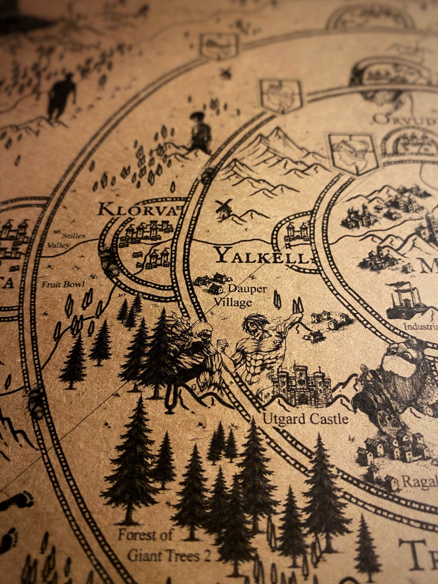 Mapa del mundo de One Piece, Póster de Monkey D. Luffy